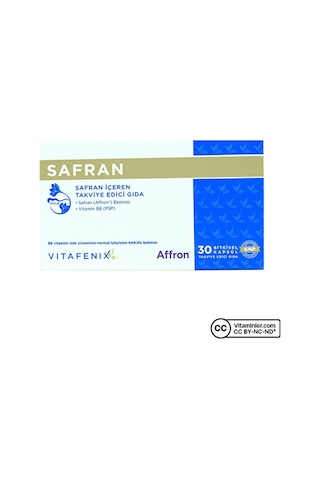 Vitafenix Safran Ekstresi 30 Kapsül