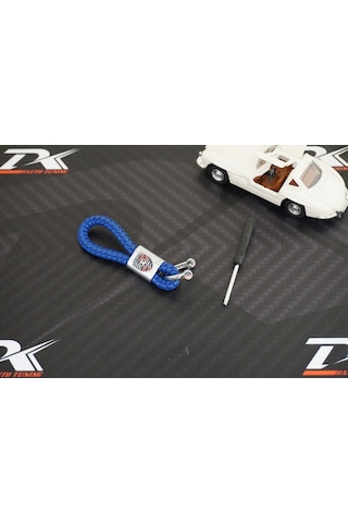 Porsche Logo Stil Hasır Desen Anahtarlık (265483646)