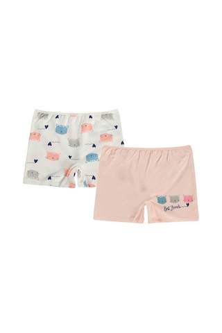 Civil Girls Best Cat 2-12 Yaş Kız Çocuk 2'li Boxer Çok Renkli