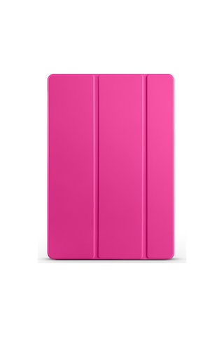 Galaxy Uyumlu Tab S10 Fe Plus Mkst Smart Cover Kalem Bölmeli Standlı 1-1 Kılıf - Pembe Tablet Kılıfı