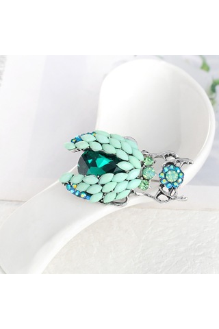 Yeşil Rhinestone Beetle Brooches Narin Canlı Böcek Broş Rozeti Pin Mücevher Yapımı Giysileri Çantaları Malzemeleri Çok Renkli