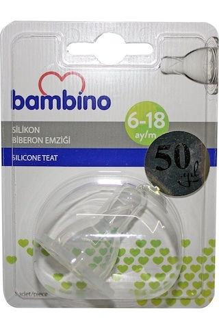 Bambino T151 Silikon Biberon Emziği No:2