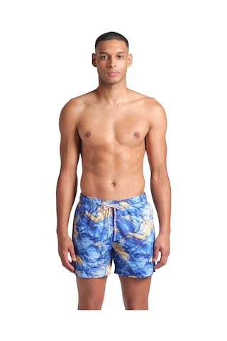 Arena Water Prints Beach Erkek Mavi Deniz Şortu 007159710 Mavi