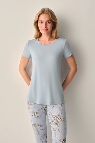Suwen Mina Pijama Takımı Sh26639660348 Mavi