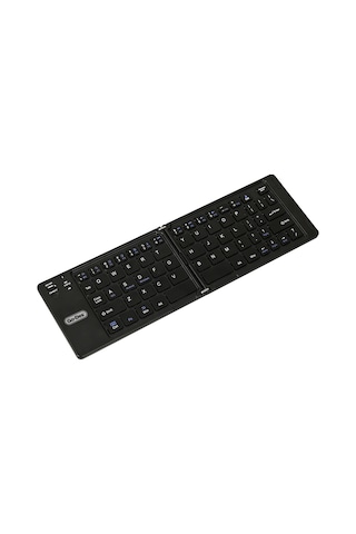 Go Des Gd-kb326 Sessiz Tuş Tasarımlı Katlanabilir Bluetooth Bağlantılı Kablosuz Klavye Siyah