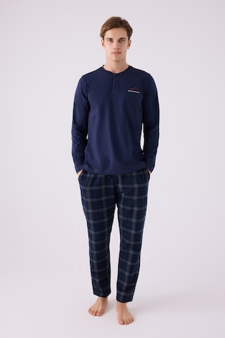 Arnetta 3152 Uzun Kol Erkek Pijama Takımı Lacivert