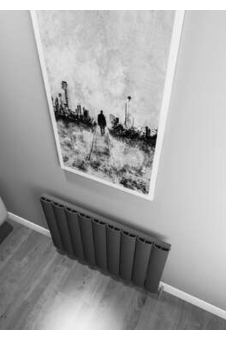 Warma Kavala Yatay Alüminyum Radyatör 850x600 Pütürlü Antrasit 7946