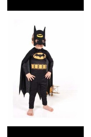 Dıgıl Batman Çocuk Kostümü Siyah Dıgıl Batman Çocuk Kostümü Siyah