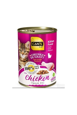 Reflex Tavuklu ve Pirinçli Yavru Kedi Maması 2 KG + Konserve
