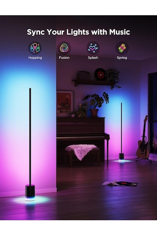 Govee Rgbıcww Lyra 2 Köşe Lambası-siyah