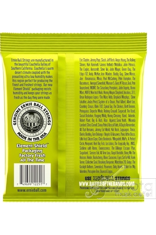 Ernie Ball P02251 Elektro Gitar Teli 10-46 Regular Slınky Classıc