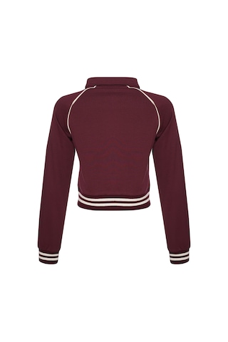 Hummel Jamal Fermuarlı Sweatshırt 922407-3858 Bordo