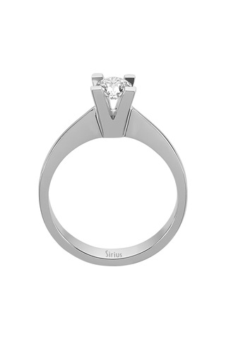 Sirius D Renk 0,41 Karat Pırlanta Tektaş Yüzük 0815R0056