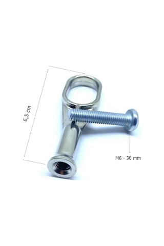Vidalı Oval Askı Borusu Flanşı Nikel 4 Adet N11.21297