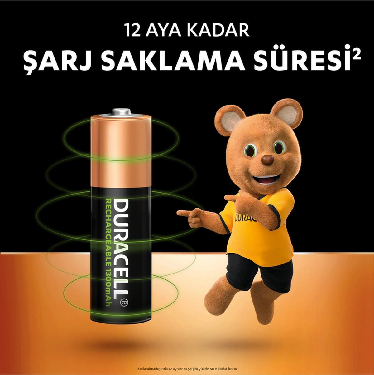 Şarj Edilebilir Aa 1300mah Piller, 4'lü Paket