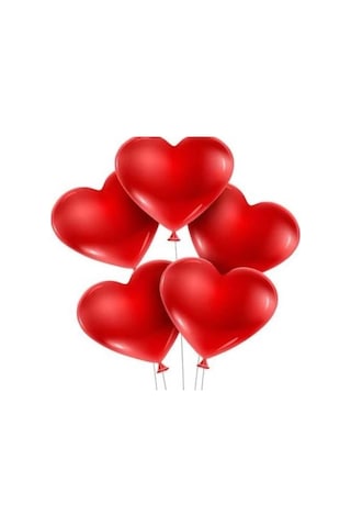 Kalpli Balon Kırmızı Lateks Balon Kalpli Balon Kırmızı Lateks Balon