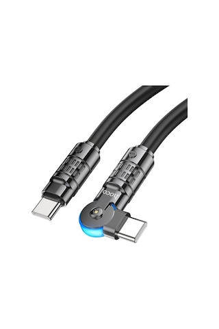 Hoco U118 Döner Başlıklı Type-c To Type-c 60w Hızlı Şarj Ve Veri Kablosu