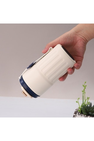 Pazly 316 Paslanmaz Çelik Araba Kahve Fincanı Termos Siyah Siyah