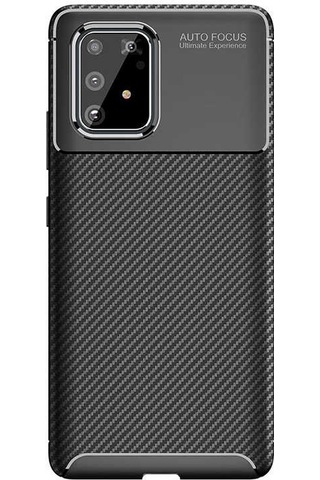 Samsung Uyumlu Galaxy A91 S10 Lite Kılıf Zore Negro Silikon Kapak Kahverengi