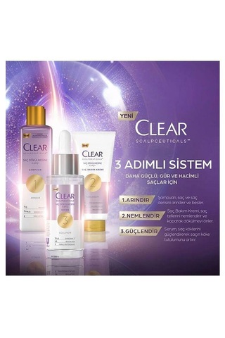 Clear Scalpceuticals Saç Dökülmesine Karşı Serum 45 ML
