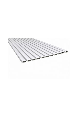 10 Lu Set Led Kanal Profil Alüminyum 13x6mm 2 Metre Sıva Üstü İnce Kasa Opak Pleksi Difüzörlü Lineer Led Kanal 2128