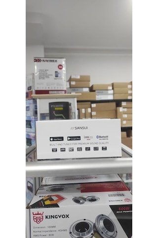 Sq-127 Bluetooth Radio Usb Oto Teybi 3 Anfi Çıkışlı