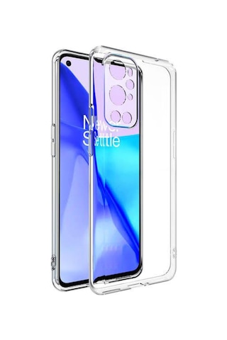 One Plus 9 Pro ile Uyumlu Kapak Kamera Korumalı Şeffaf Şeffaf Silikon Kapak