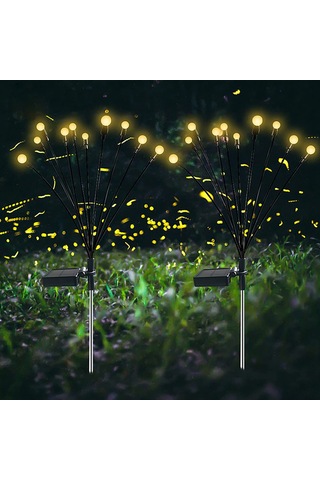 Singree Rüzgarda Sallanan 6 Başlı Güneş Enerjili Bahçe Aydınlatma Lambası - Ip65 Su Geçirmez