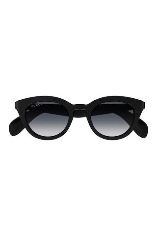 Gucci Gg 1934s 001 47 Unisex Oval Degrade Siyah Kemik Güneş Gözlüğü Siyah