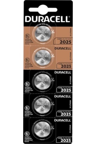 Duracell DL/CR 2025 3V Lityum Pil 5 x 2'li