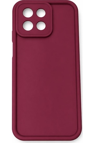 Tecno Spark30-5g/pova6neo-5g Uyumlu Kamera Çıkıntılı Mat Silikon Telefon Kılıfı Bordo