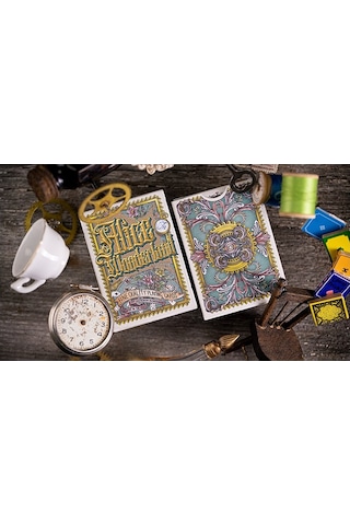 Bicycle Kings Wild Project Alice İn Wonderland Premium Oyun Kağıdı Limited Edition Koleksiyonluk İskambil Kartları