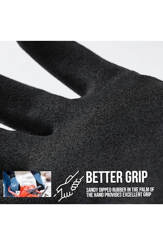 Techbloom L 1 Çift Erkek Ve Kadın Kışlık İş Eldiveni Soğuk Hava Dokunmatik Termal Dondurucu Eldiveni İnşaat Bahçe Balıkçılık Depo İçi Dışı Mavi