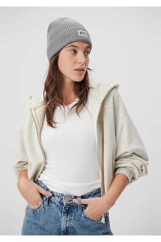 Mavi - Mavi Logo Baskılı Gri Bere 1912023-82816 Gri