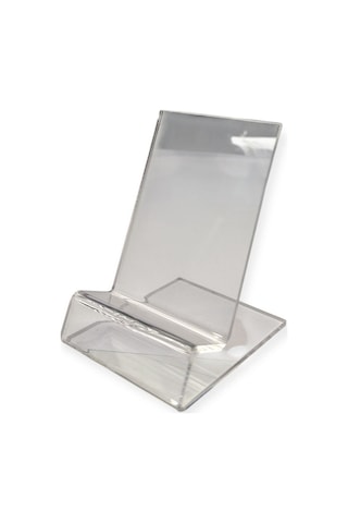 Şeffaf Pleksi Telefon Standı 6x7 Cm