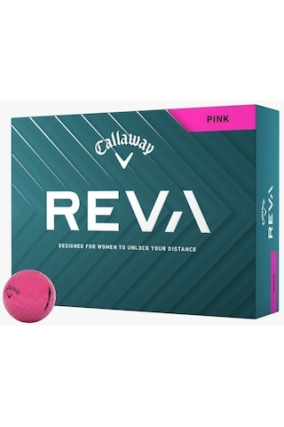 Callaway Reva Pembe Golf Topu - 3'lü Karışık