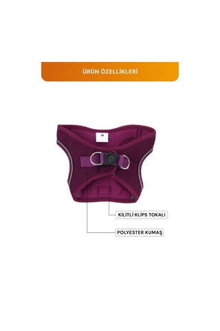 Kediler Ve Köpekler İçin Rahat, Dayanıklı Göğüs Tasması M
