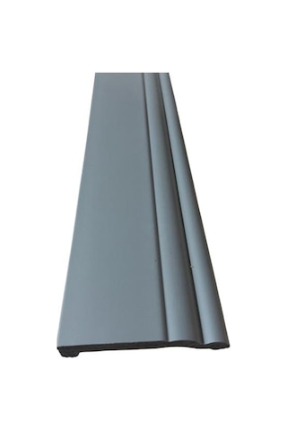 Smart Gri Süpürgelik Suya Neme Dayanıklı 8cmx120cm 1 Adet Pvc Parke Seramik Salon Mutfak Süpürgeliği Gri