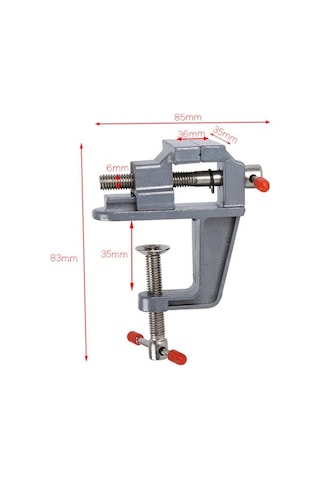Dancemonkey Küçük Hobi Mengenesi - Hafif Alüminyum, 36mm Açıklık