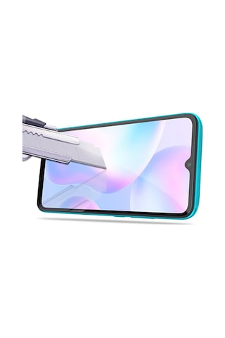 Xiaomi Mi 10 Lite Zore Kenarları Kırılmaya Dayanıklı Cam Ekran K Siyah