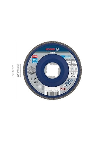 115 Mm X-lock Yelpaze Taşlama Diski, Profesyonel Aksesuar