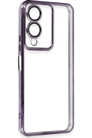 Newface Vivo Y17s Kılıf Razer Lensli Silikon Glblseme - 19 - Mor
