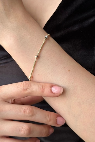 Zümrüt Sarraf 14 Ayar Altın Dorikalı Halat Bileklik Sarı Altın