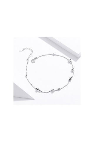 Sones Sct005 Gümüş Bileklik Beyaz Altın Kaplama Bileklik Çok Renkli