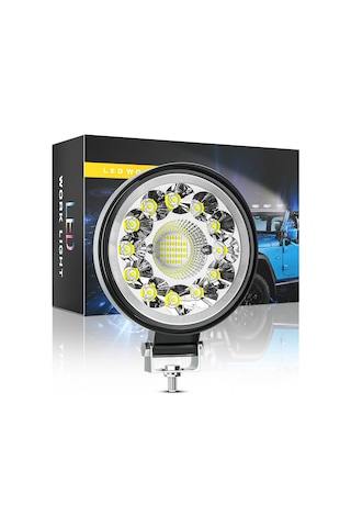 Off Road 33 Led 99 Watt Yuvarlak Sis Farı Projektör Çalışma Lamba