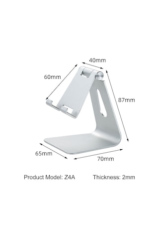Xiyyadms Alüminyum Z4a Cep Telefonu Ve Tablet Dikey/ Yatay Ayarı 270 Döner Tahta/ Yatak Odası Stendi - Altın Altın