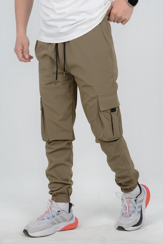 Edwoxmen Erkek Slim Fit Cepli Beli Ve Paçası Lastikli İnce Spor Pantolon Yeşil Edw071-yeşil Yeşil