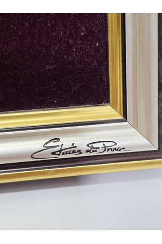 Les Etains Du Prince Dua Eden Kız Çoçuğu Adlı Zın Çerçeve 24x18x2cm