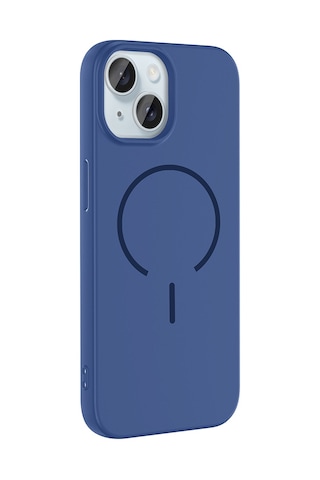 Apple Uyumlu iPhone 15 Kılıf M-safe Şarj Özellikli Mbfx Meta Kapak - Titanyum-gri Titanyum-Gri