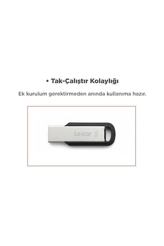 Lexar Metal Usb 3.2 Gen1 150 MB/s 32 GB M400 Flash Bellek